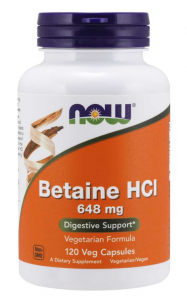 Now Foods Betaine HCl 648 mg