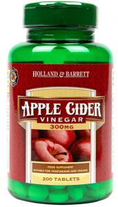 Holland & Barrett Apple Cider Vinegar  300 mg Söögiisu kontroll Kaalu juhtimine