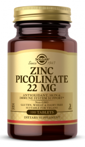 Solgar Zinc Picolinate 22 mg