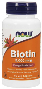 Now Foods Biotin 5000 mcg