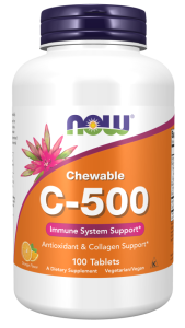 Now Foods Vitamin C-500 Orange Chewable