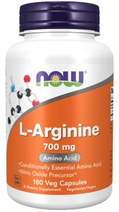 Now Foods L-Arginine 700 mg L-argininas Azoto oksido stiprintuvai Amino rūgštys Prieš treniruotę ir energija