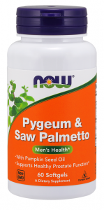 Now Foods Pygeum & Saw Palmetto
