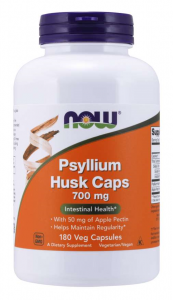 Now Foods Psyllium Husk 700 mg with Apple Pectin