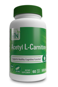 Health Thru Nutrition Acetyl L-Carnitine 500 mg L-karnitinas Svorio valdymas