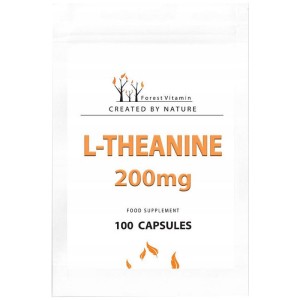 Forest Vitamin L-Theanine 200 mg L-Teanīns Aminoskābes