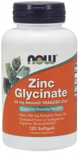 Now Foods Zinc Glycinate 30 mg
