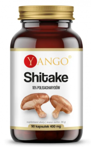 Yango Shiitake (10% polysaccharide extract) 400 mg