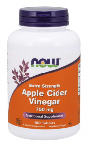Now Foods Apple Cider Vinegar 750 mg Svorio valdymas