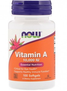 Now Foods Vitamin A 10.000 IU