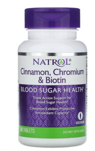 Natrol Cinnamon Chromium & Biotin