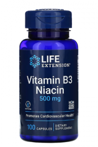 Life Extension Vitamin B3 Niacin 500 mg