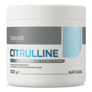 OstroVit Citrulline Malate Azoto oksido stiprintuvai L-citrulinas Amino rūgštys Prieš treniruotę ir energija