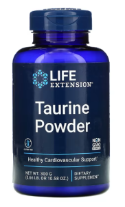 Life Extension Taurine Powder L-Taurīns Aminoskābes