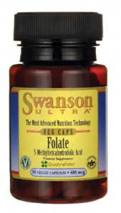 Swanson Folate 5-Methyltetrahydrofolic Acid 400 mcg