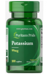 Puritan's Pride Potassium 99 mg