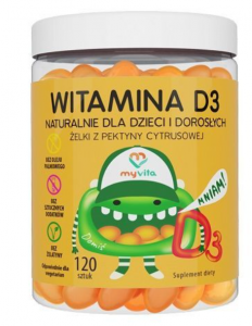 MyVita Vitamin D3 natural jellies for children and adults