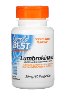 Doctor's Best Lumbrokinase 20 mg