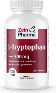 Zein Pharma L-Tryptophan 500 mg Amino Acids