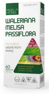 Medica Herbs Valerian Melisa Passiflora 450 mg
