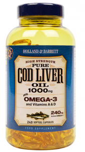 Holland & Barrett Cod Liver Oil  1000 mg