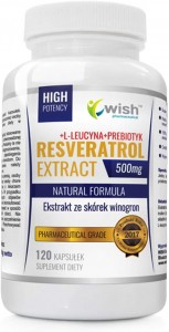 WISH Pharmaceutical Resveratrol Extract 500 mg