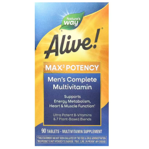 Nature's Way Alive! Max3 Potency Men's Complete Multivitamin