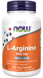 Now Foods L-Arginine 500 mg L-Arginīns Aminoskābes Pirms Treniņa Un Еnerģētiķi
