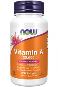 Now Foods Vitamin A 25000 iu