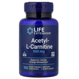 Life Extension Acetyl-L-Carnitine 500 mg L-karnityna Zarządzanie wagą