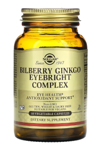 Solgar Bilberry Ginkgo Eyebright Complex
