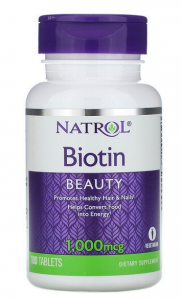 Natrol Biotin Beauty 1000 mcg