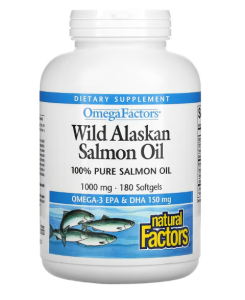 Natural Factors Wild Alaskan Salmon Oil 1000 mg