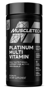 MuscleTech Platinum Multi Vitamin Spordi multivitamiinid