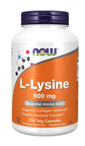 Now Foods L-Lysine 500 mg L-lizinas Amino rūgštys