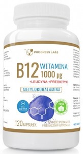 Progress Labs Methyl B-12 1000 µg + FOS