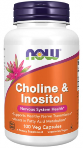 Now Foods Choline & Inositol 500 mg