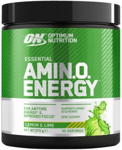 Optimum Nutrition Amino Energy BCAA Aminorūgščių mišiniai Kofeinas Vidinė treniruotė