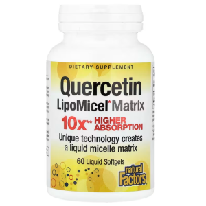 Natural Factors Quercetin LipoMicel Matrix 250 mg