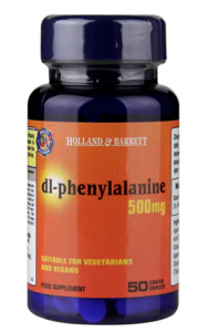 Holland & Barrett Dl-phenylalanine 500 mg L-Fenilalanīns Aminoskābes