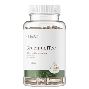 OstroVit Green Coffee VEGE Žalioji kava Apetito kontrolė Svorio valdymas