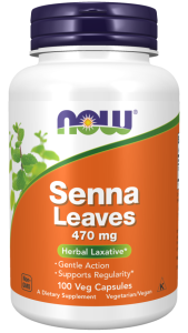 Now Foods Senna Leaves 470 mg
