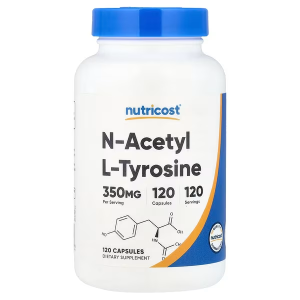 Nutricost N-Acetyl L-Tyrosine 350 mg L-tirozinas Amino rūgštys