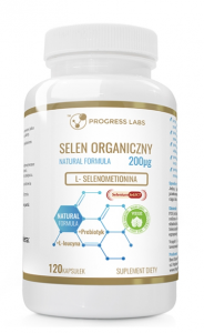 Progress Labs Organic Selenium 200 mcg + L-Leucine + Prebiotic