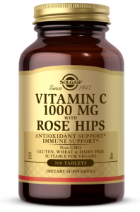 Solgar Vitamin C 1000 mg with Rose Hips