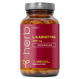 HERB L-carnitine 1000 mg L-karnitinas Svorio valdymas