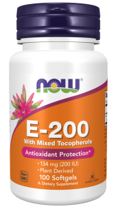 Now Foods Vitamin E-200 With Mixed Tocopherols