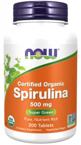 Now Foods Spirulina Organic 500 mg