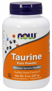 Now Foods Taurine Pure Powder L-Taurīns Aminoskābes