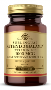 Solgar Sublingual Methylcobalamin Vitamin B12 1000 mcg